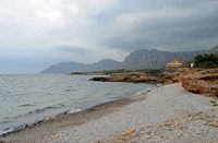 Le Parc Naturel du Levant à Majorque. Le Cap de Ferrutx vu depuis Colònia de Sant Pere. Cliquer pour agrandir l'image.