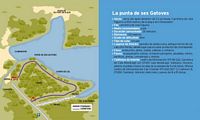 Le Parc naturel de Mondragó à Majorque. Itinéraire de randonnée numéro 2. Cliquer pour agrandir l'image.