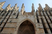 The Cathedral of Palma - Portal Mirador. Click to enlarge the image.