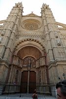 The Cathedral of Palma - Main facade of the Cathedral. Click to enlarge the image.