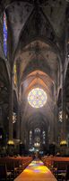 The Cathedral of Palma - Great rosette. Click to enlarge the image.