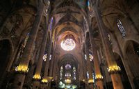 The Cathedral of Palma - Great rosette. Click to enlarge the image.