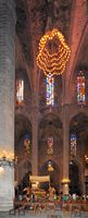 Cathedral of Palma de Mallorca - Central Nave. Click to enlarge the image.