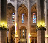 The Cathedral of Palma - Stained Glass. Click to enlarge the image.