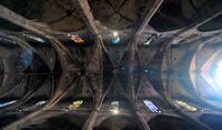 The Cathedral of Palma - Vault of the nave. Click to enlarge the image.
