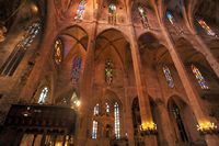 The Cathedral of Palma - Stained Glass. Click to enlarge the image.