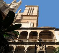 The Cathedral of Palma - bell tower. Click to enlarge the image.