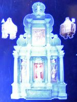 Cathedral of Palma de Mallorca - Legend of the chapel of the Sacred Heart of Jesus. Click to enlarge the image.