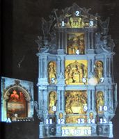 Cathedral of Palma de Mallorca - Legend of the chapel of Corpus Christi. Click to enlarge the image.
