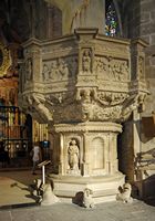 Cathedral of Palma de Mallorca - The Great Chair. Click to enlarge the image.