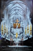 Cathedral of Palma de Mallorca - Legend of the Chapel Royal. Click to enlarge the image.