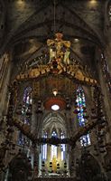 The Cathedral of Palma - The canopy of the Chapel Royal. Click to enlarge the image.