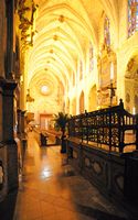 Le couvent franciscain de Palma de Majorque. Église basilique Saint-François. Cliquer pour agrandir l'image.