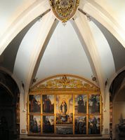 Le couvent franciscain de Palma de Majorque. Église basilique Saint-François. Cliquer pour agrandir l'image.