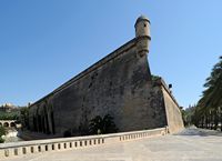 Palma western Born - The Bastion Es Baluard. Click to enlarge the image.