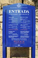 The Almudaina Palace in Palma de Mallorca - Entrance to the Palace of Almudaina. Click to enlarge the image.