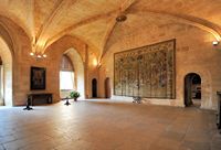 The Almudaina Palace in Palma de Mallorca - Fitness Tips. Click to enlarge the image.