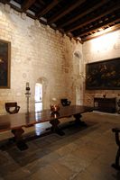The Almudaina Palace in Palma de Mallorca - Dining officers. Click to enlarge the image.