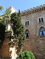 The Almudaina Palace in Palma de Mallorca - Tinell. Click to enlarge the image.