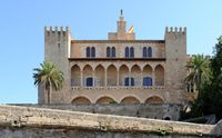 The Almudaina Palace in Palma de Mallorca - King's Palace. Click to enlarge the image.