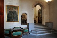 The Almudaina Palace in Palma de Mallorca - Entrance to the Palace of the King. Click to enlarge the image.