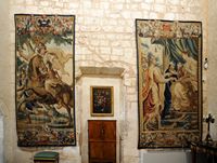 The Almudaina Palace in Palma de Mallorca - Hall of King's Palace. Click to enlarge the image.
