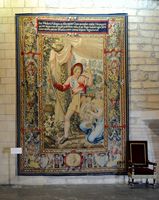 The Almudaina Palace in Palma de Mallorca - Hall of King's Palace. Click to enlarge the image.