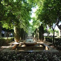 The Almudaina Palace in Palma de Mallorca - King's Garden. Click to enlarge the image.