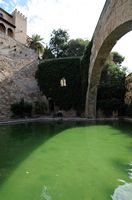The Almudaina Palace in Palma de Mallorca - The arch of the Drassana Musulmana. Click to enlarge the image.