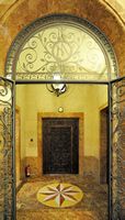 The palace March in Palma - The side entrance to the palace. Click to enlarge the image.