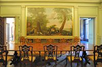 The palace March in Palma - The dining room of the palace. Click to enlarge the image.