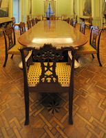 The palace March in Palma - The dining room of the palace. Click to enlarge the image.