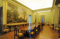 The palace March in Palma - The dining room of the palace. Click to enlarge the image.