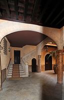 The southwest of the old town of Palma - Can Amorós The patio. Click to enlarge the image.