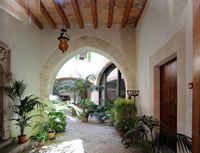 Le sud-ouest de la vieille ville de Palma de Majorque. Can Muntanyans. Cliquer pour agrandir l'image.