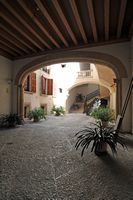 Le sud-ouest de la vieille ville de Palma de Majorque. La Can Oms. Cliquer pour agrandir l'image.