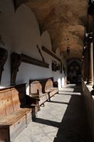 The Treasure of the Cathedral of Palma de Mallorca - Cathedral cloister. Click to enlarge the image.