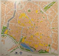 The old city of Palma - Map of the old town of Palma. Click to enlarge the image.