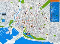 The old city of Palma - Services in the Old City. Click to enlarge the image.