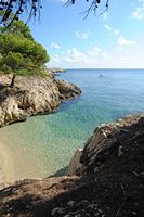 Le village de Cala Rajada à Majorque. La crique de Cala Gat. Cliquer pour agrandir l'image.