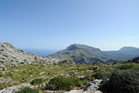 Le village de Sa Calobra à Majorque. Route de Sa Calobra. Cliquer pour agrandir l'image.