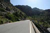 Le village de Sa Calobra à Majorque. Route de Sa Calobra. Cliquer pour agrandir l'image.