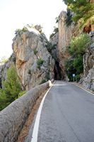 Le village de Sa Calobra à Majorque. Route de Sa Calobra. Cliquer pour agrandir l'image.
