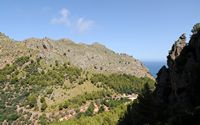 Le village de Sa Calobra à Majorque. Route de Sa Calobra. Cliquer pour agrandir l'image.