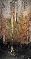 Les Grottes d'Artà à Majorque. La salle des Colonnes. Cliquer pour agrandir l'image.