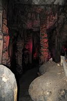 Les Grottes d'Artà à Majorque. La salle de l'Enfer. Cliquer pour agrandir l'image.