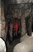 Les Grottes d'Artà à Majorque. La salle de l'Enfer. Cliquer pour agrandir l'image.