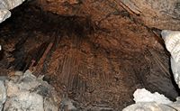 Les Grottes d'Artà à Majorque. La salle du Théâtre. Cliquer pour agrandir l'image.