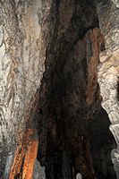 Les Grottes d'Artà à Majorque. La salle des Cloches. Cliquer pour agrandir l'image.