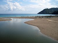 Le village de Canyamel à Majorque. La plage de Canyamel (auteur Olaf Tausch). Cliquer pour agrandir l'image.